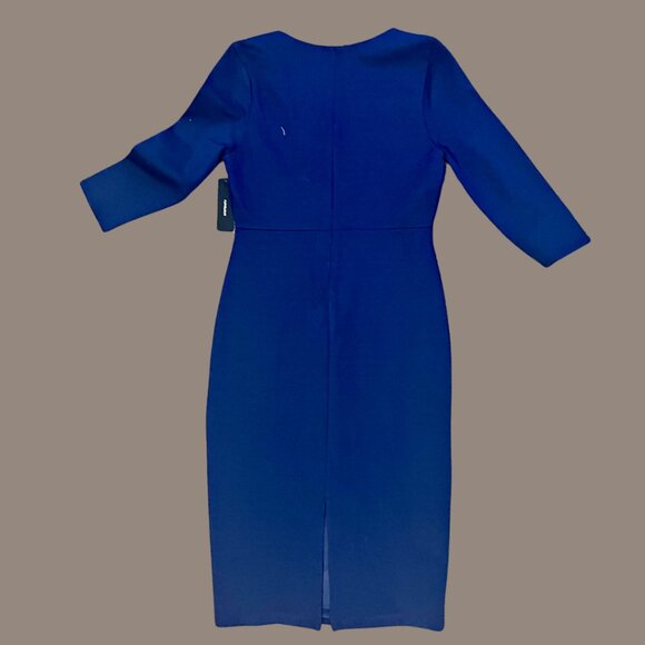 Lulus Style and Slay Navy Blue Bodycon Midi Dress - Picture 4 of 7